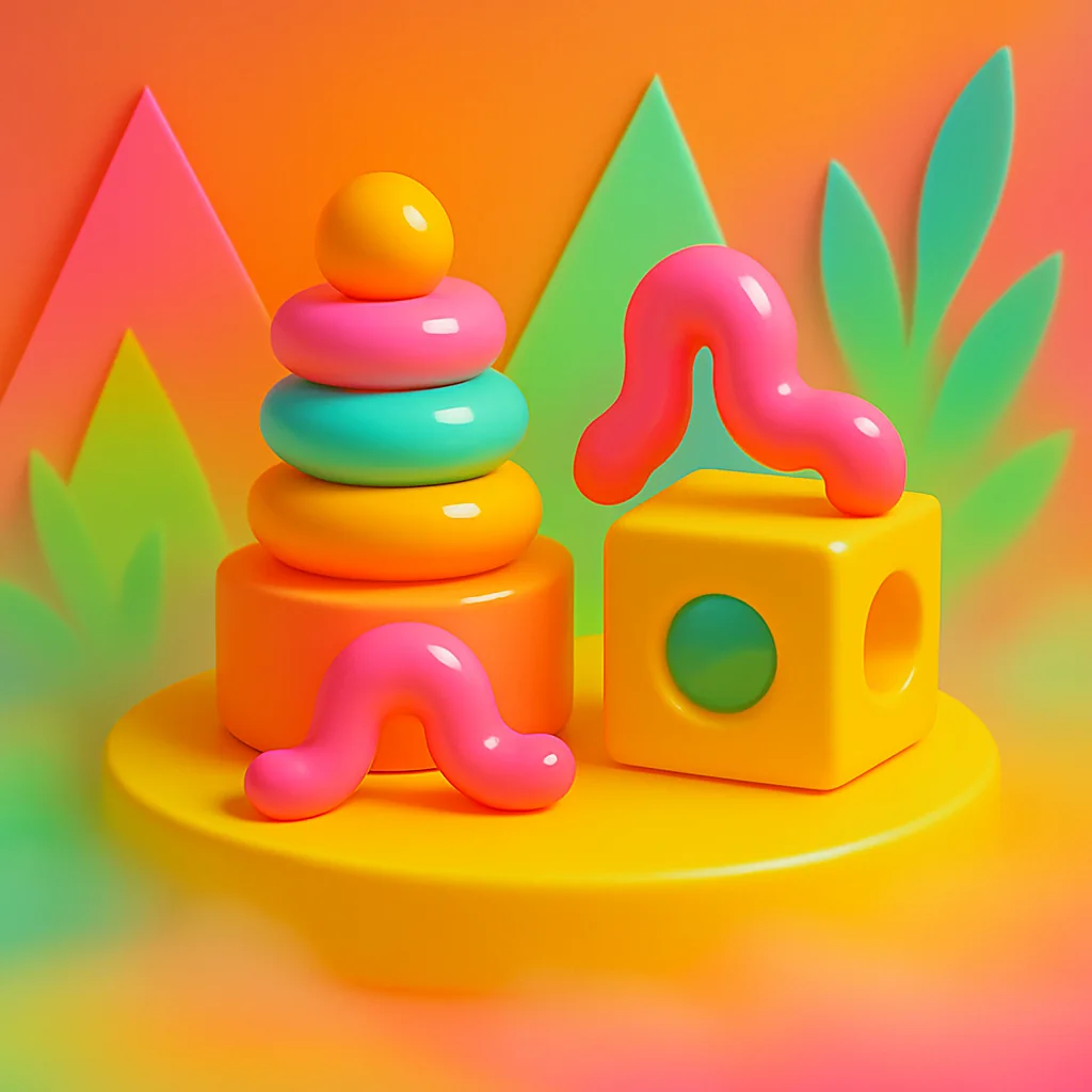 Neon Dreamscape Pop example image 2