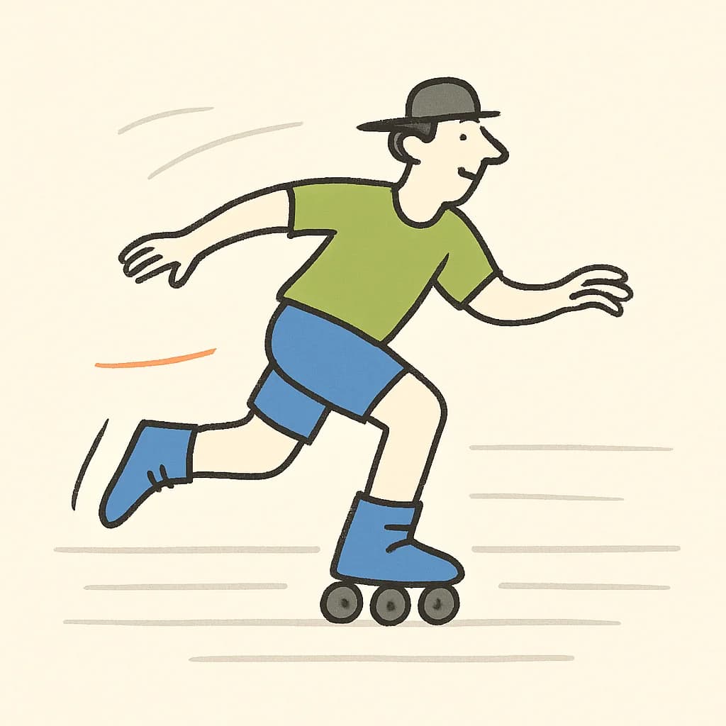 Playful Line Sketch Minimalism example image 3